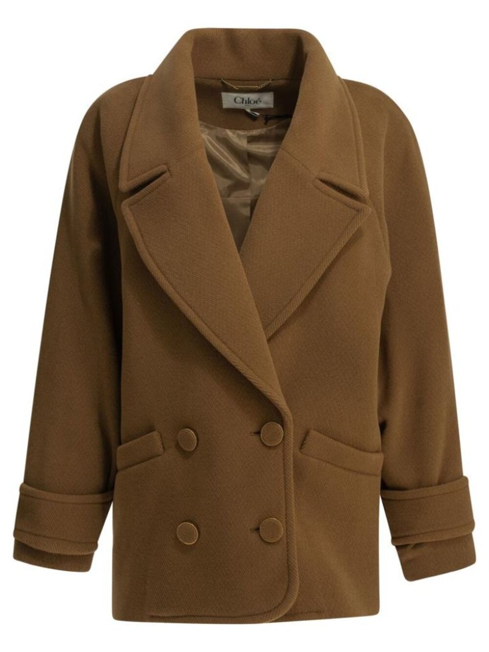 Chloé Short Wool Coat Tag Size 38 Women